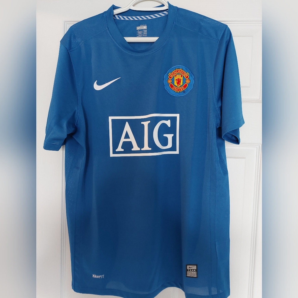 Nike Blue Manchester United Away Jersey